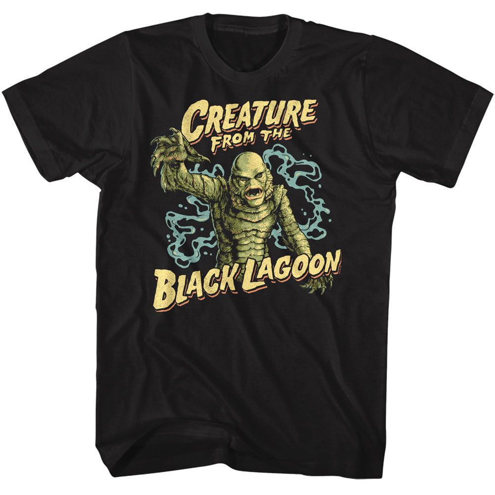 Universal Monsters Black Adult Short Sleeve Tshirt