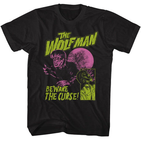 Universal Monsters Black Adult Short Sleeve Tshirt