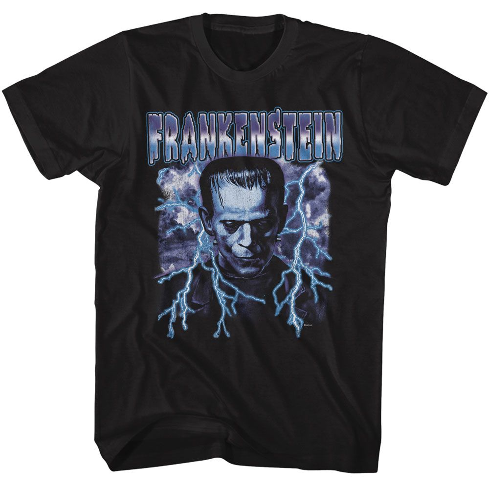 Universal Monsters Black Adult Short Sleeve Tshirt