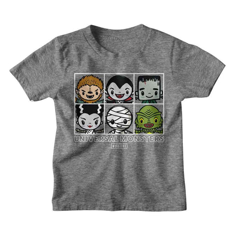 Universal Monsters Graphite Heather Toddler Short Sleeve Tshirt