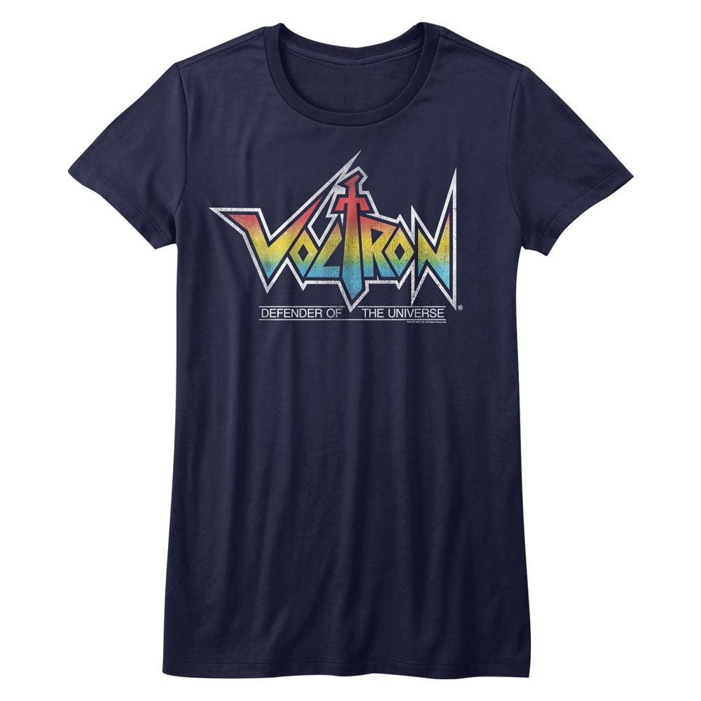 Voltron Navy Ladies Short Sleeve Tshirt