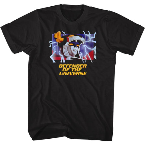 Voltron Black Adult Short Sleeve Tshirt