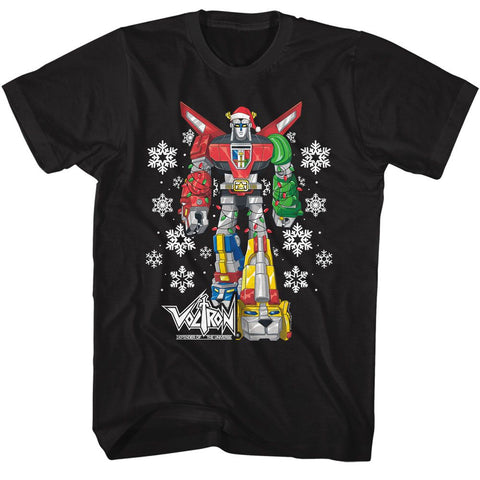 Voltron Black Adult Short Sleeve Tshirt