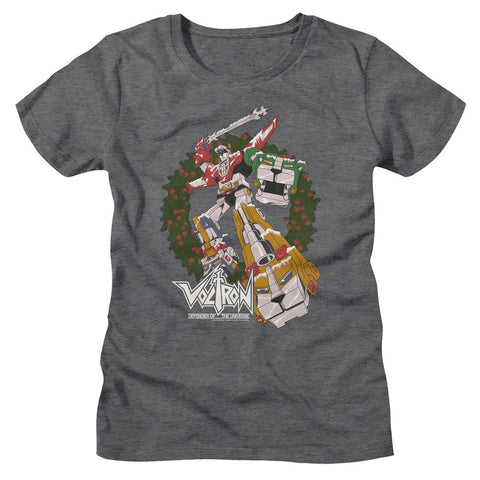 Voltron Deep Heather Ladies Short Sleeve Tshirt