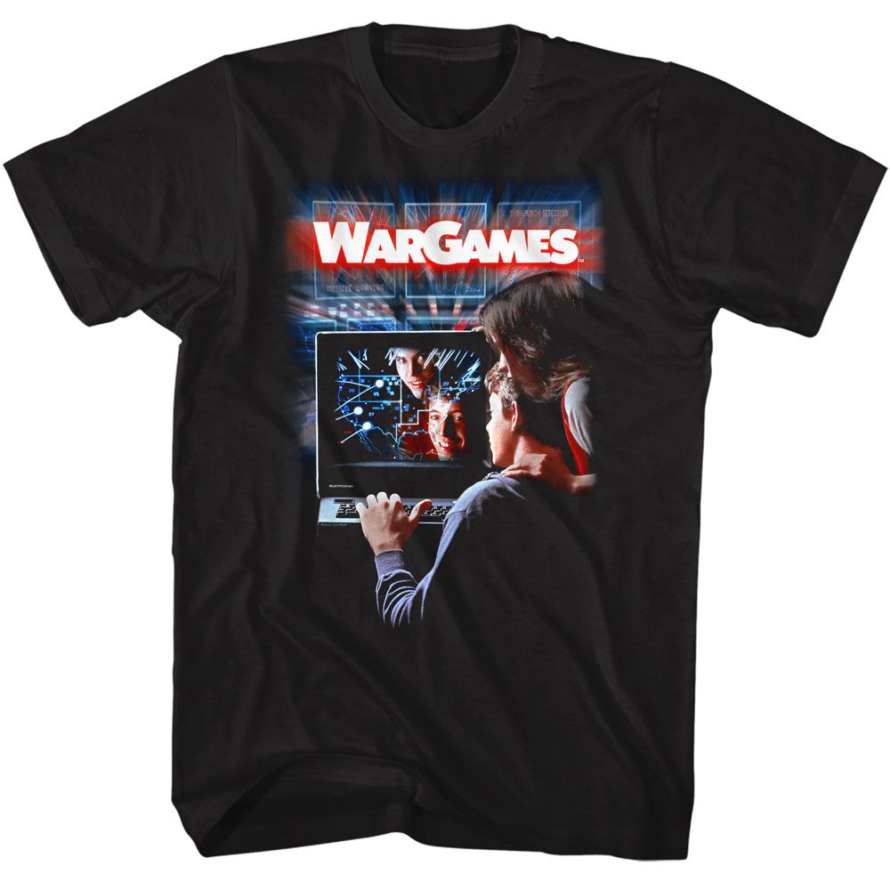 Wargames Black Adult Short Sleeve Tshirt