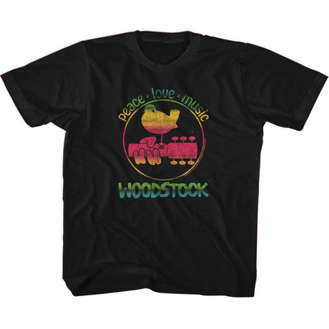 Woodstock Black Toddler S/S Tshirt