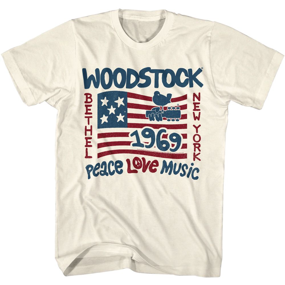 Woodstock Natural Adult S/S Tshirt