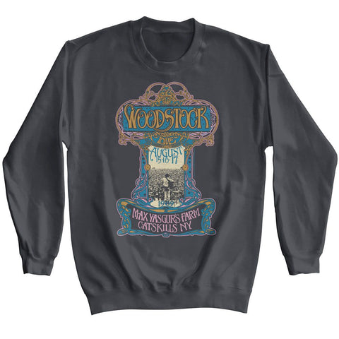 Woodstock Charcoal Adult L/S Sweatshirt