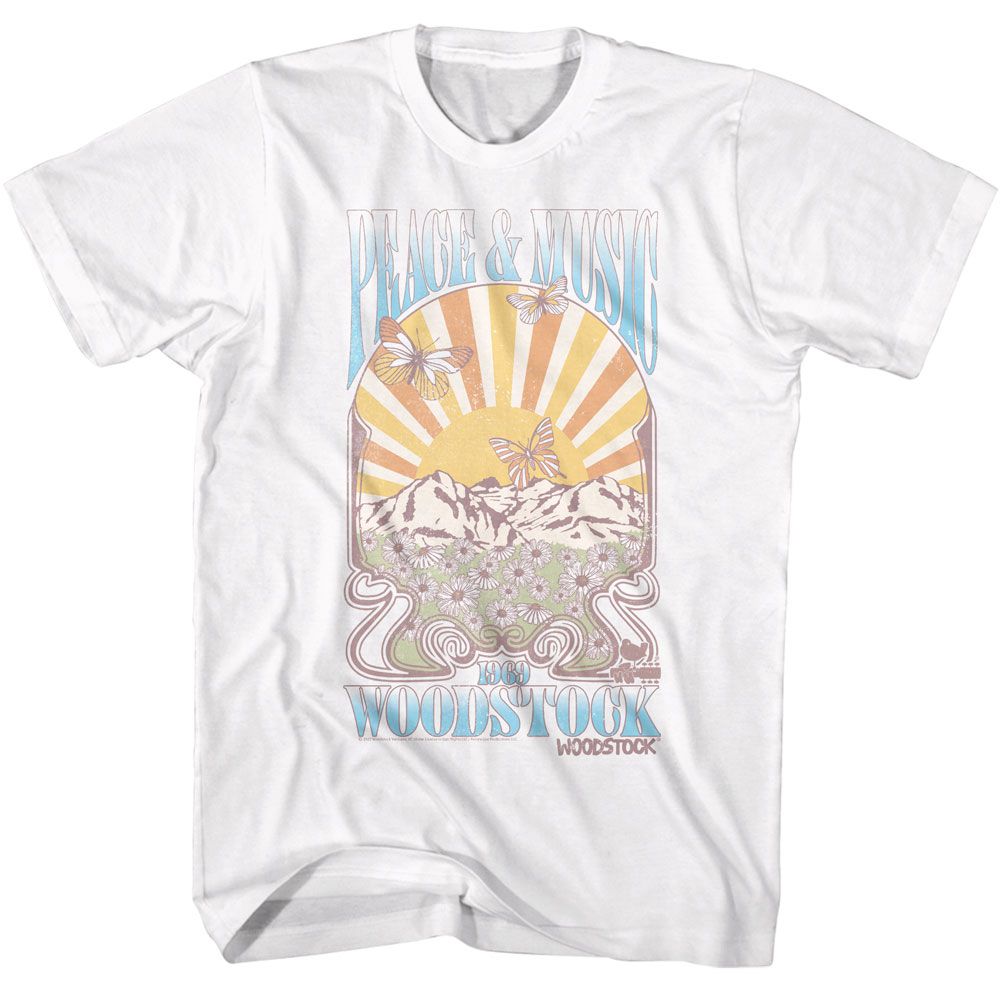Woodstock White Adult S/S Tshirt