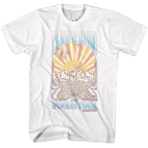 Woodstock White Adult S/S Tshirt