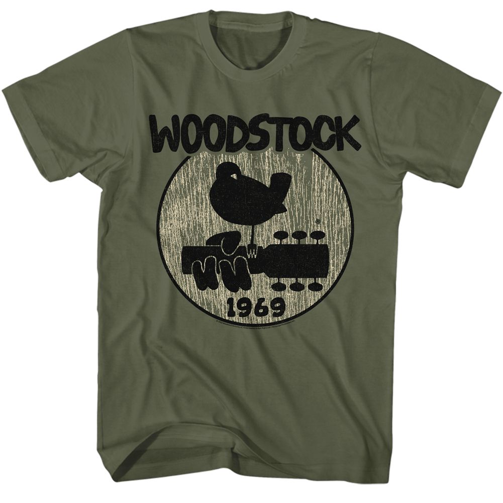 Woodstock Military Green Adult S/S Tshirt
