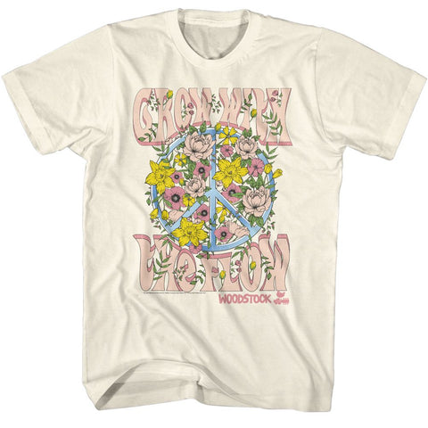 Woodstock Natural Adult S/S Tshirt