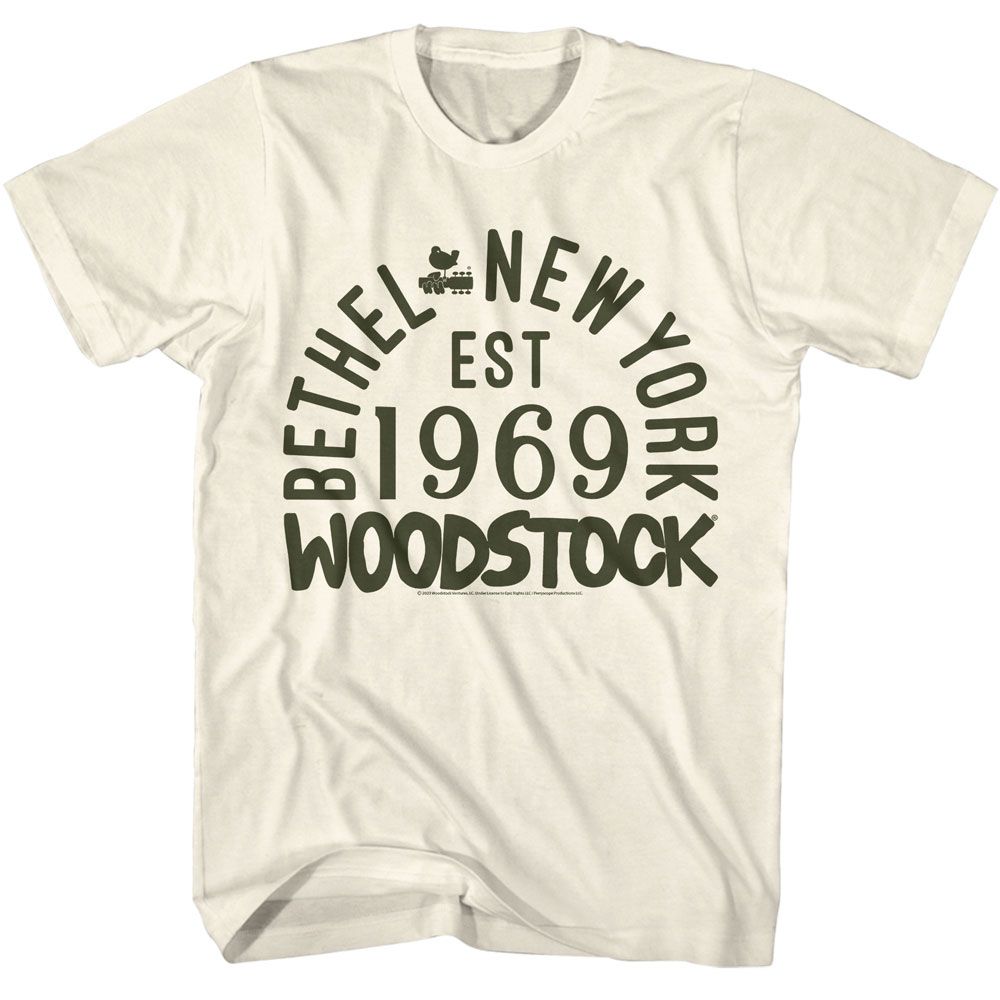 Woodstock Natural Adult S/S Tshirt