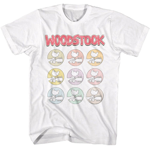 Woodstock White Adult S/S Tshirt