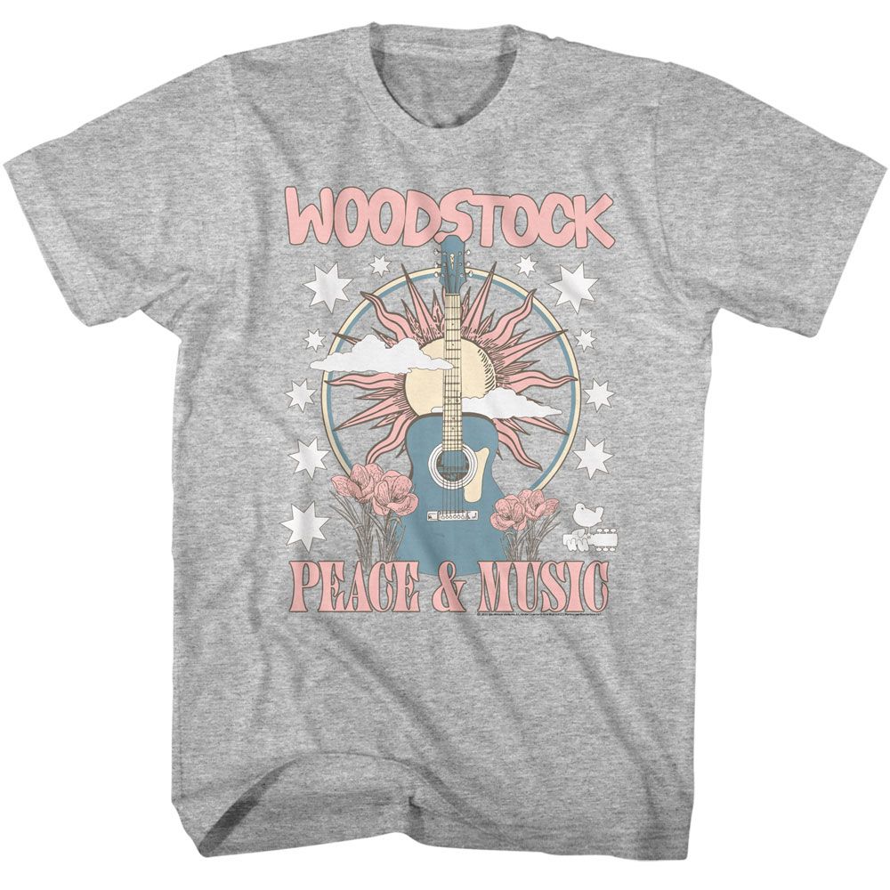 Woodstock Gray Heather Adult S/S Tshirt