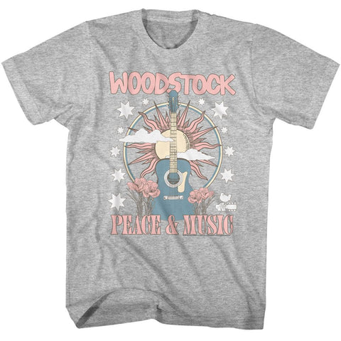 Woodstock Gray Heather Adult S/S Tshirt