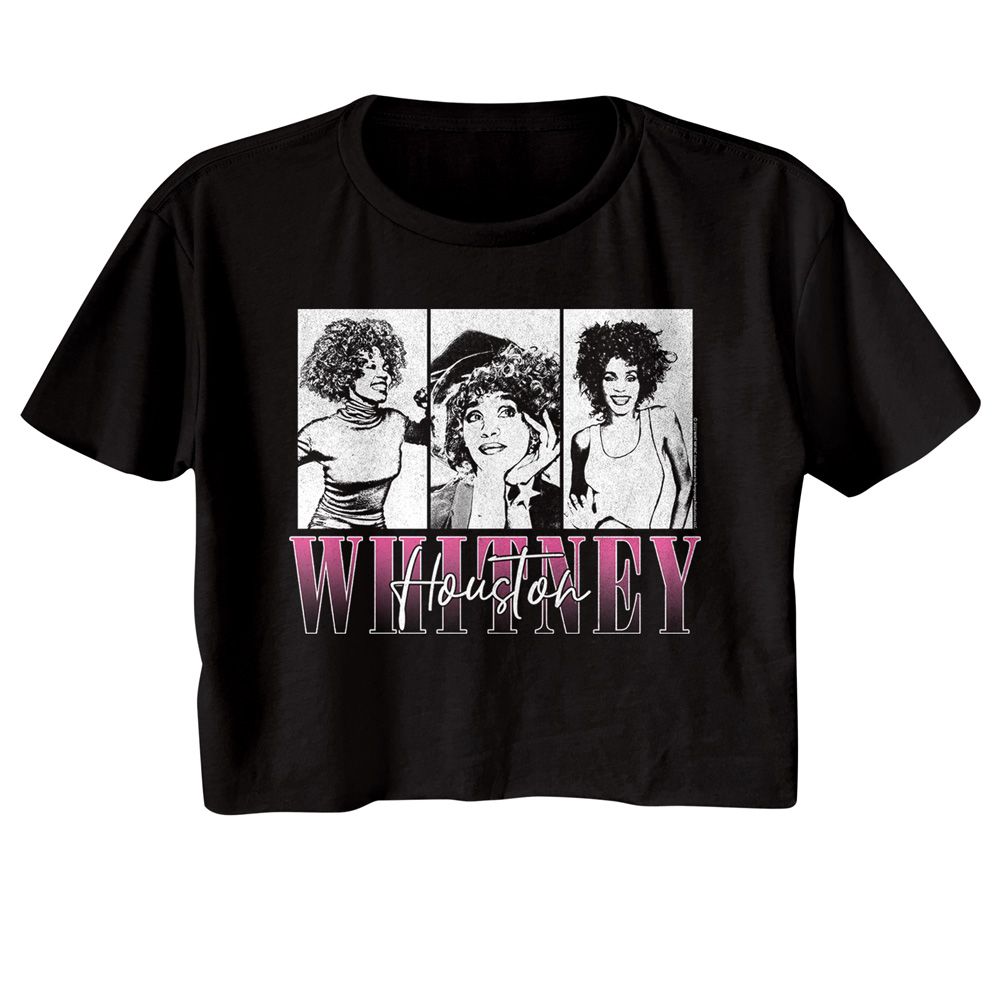 Whitney Houston Black Ladies S/S Festival Cali Crop
