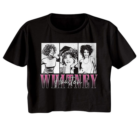 Whitney Houston Black Ladies S/S Festival Cali Crop