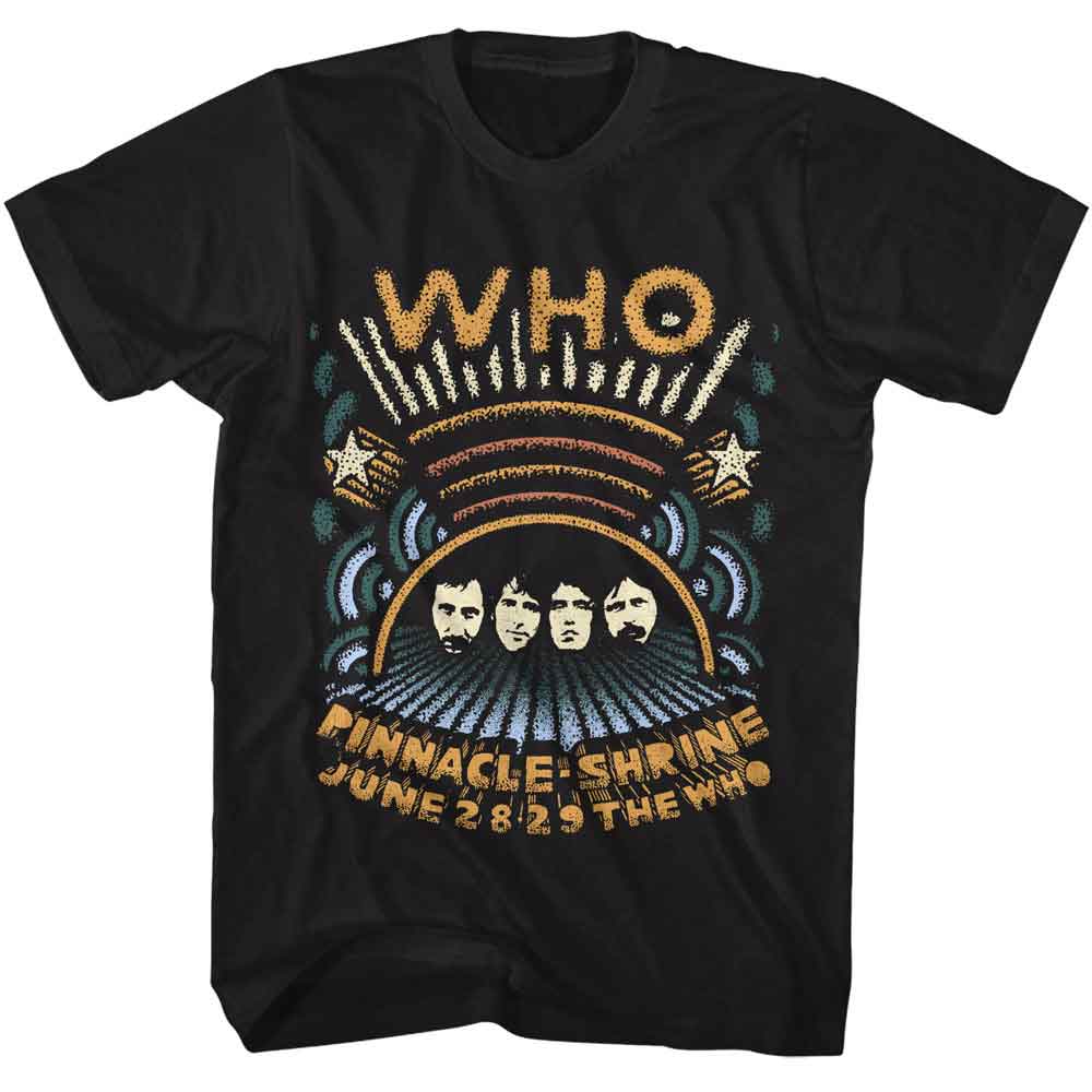 The Who Black Adult S/S Tshirt