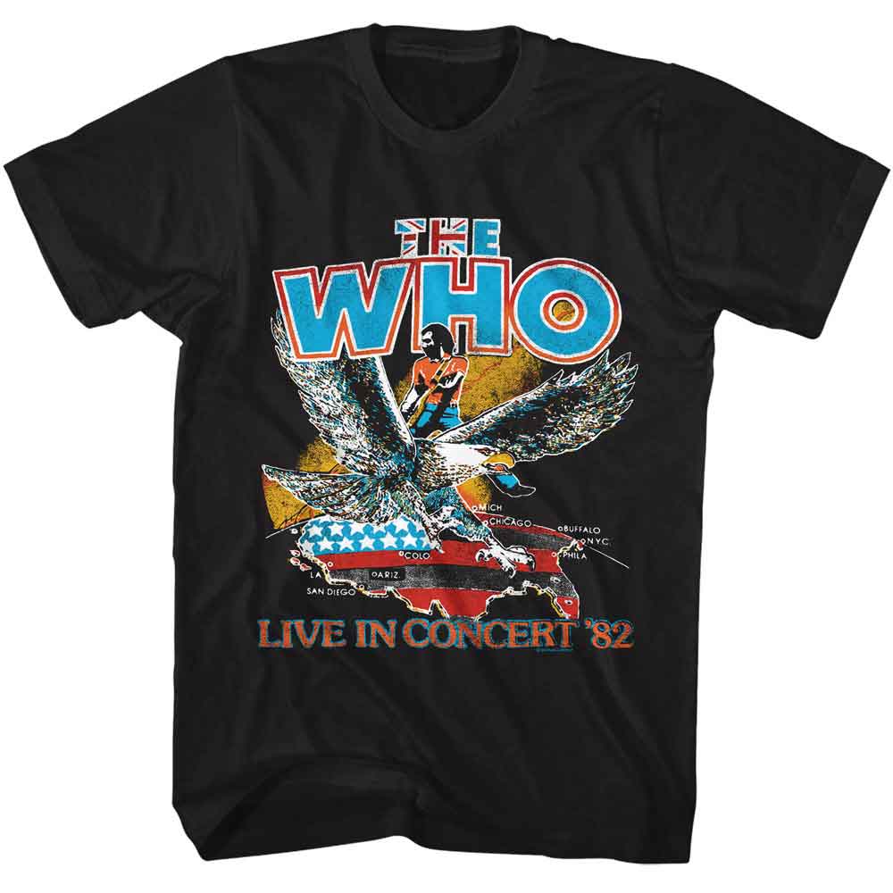 The Who Black Adult S/S Tshirt