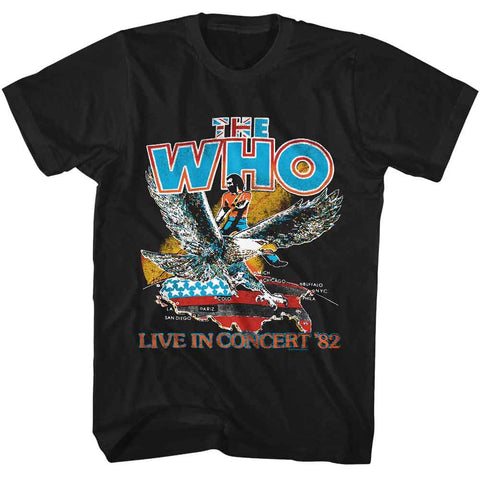 The Who Black Adult S/S Tshirt
