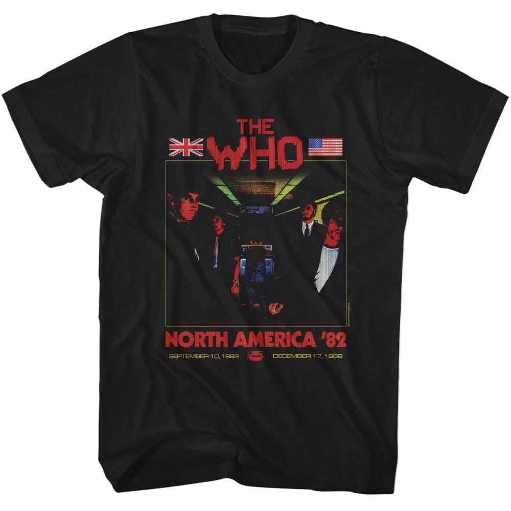 The Who Black Adult S/S Tshirt