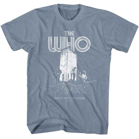 The Who Indigo Heather Adult S/S Tshirt