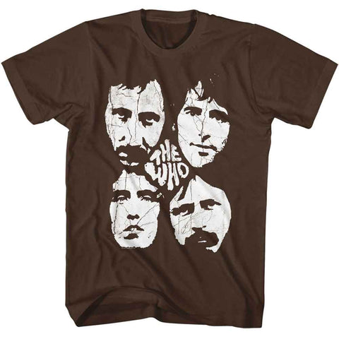 The Who Dark Chocolate Adult S/S Tshirt