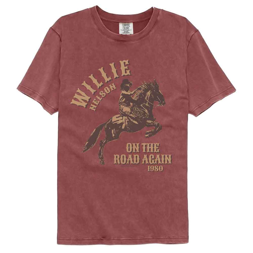 Willie Nelson Brick Adult S/S Comfort Color Tshirt