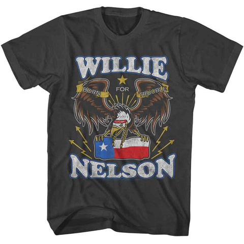 Willie Nelson Smoke Adult S/S Tshirt