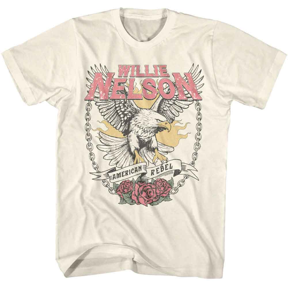 Willie Nelson Natural Adult S/S Tshirt