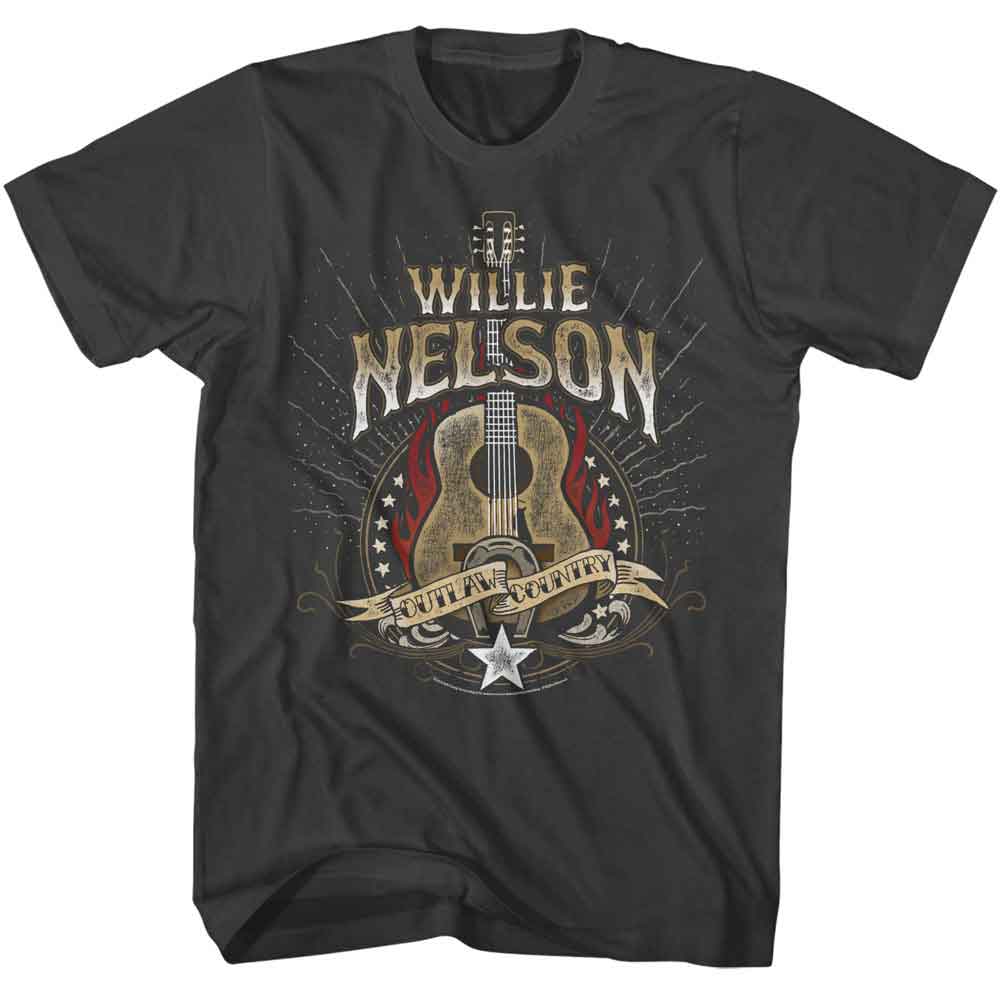Willie Nelson Smoke Adult S/S Tshirt