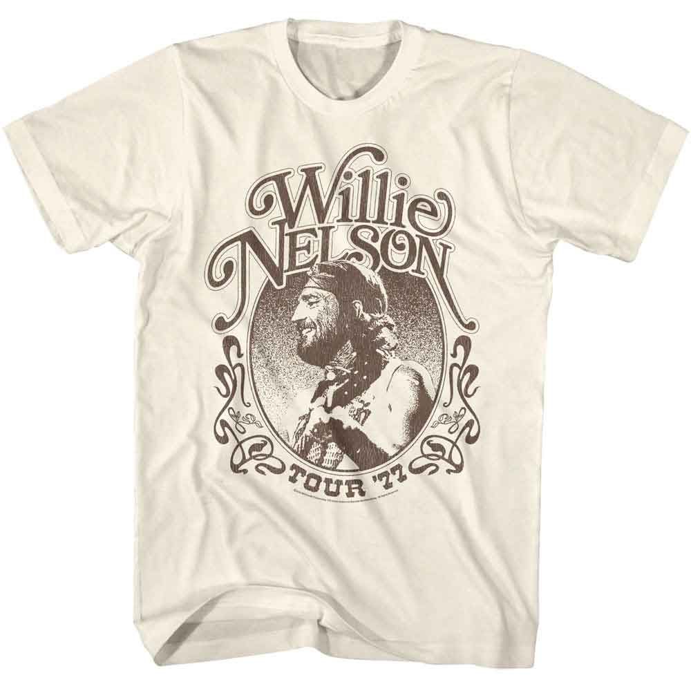 Willie Nelson Natural Adult S/S Tshirt