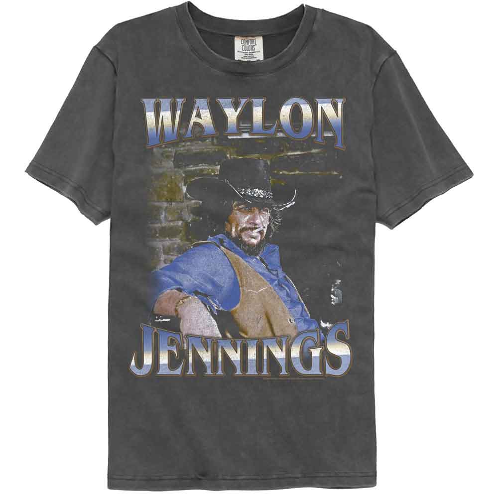Waylon Jennings Pepper Adult S/S Comfort Color Tshirt