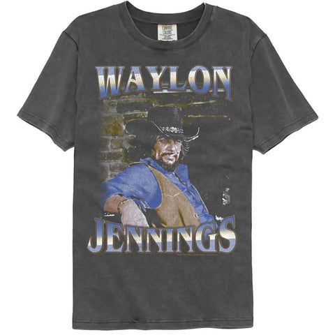 Waylon Jennings Pepper Adult S/S Comfort Color Tshirt