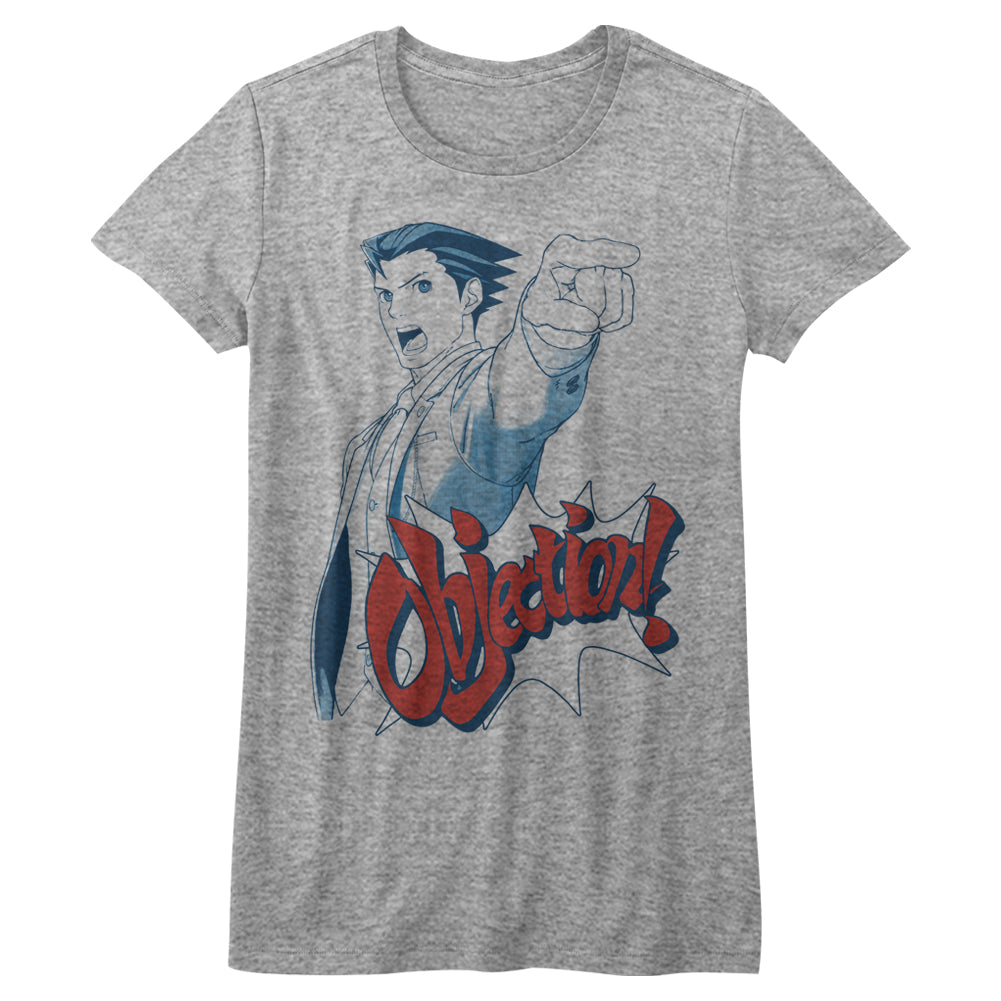 Ace Attorney Objection Juniors T-Shirt