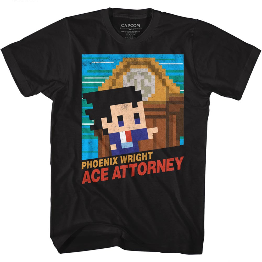 Ace Attorney 8Bit Cover Men's T-Shirt