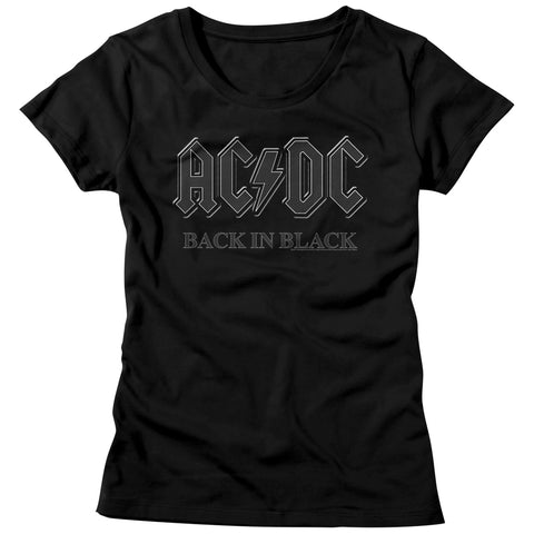 AC/DC Back In Black Ladies T-Shirt