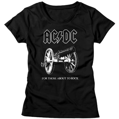AC/DC About To Rock Ladies T-Shirt