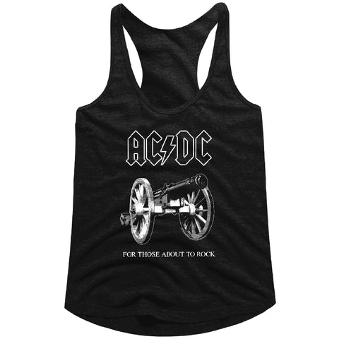 AC/DC About To Rock Ladies Racerback