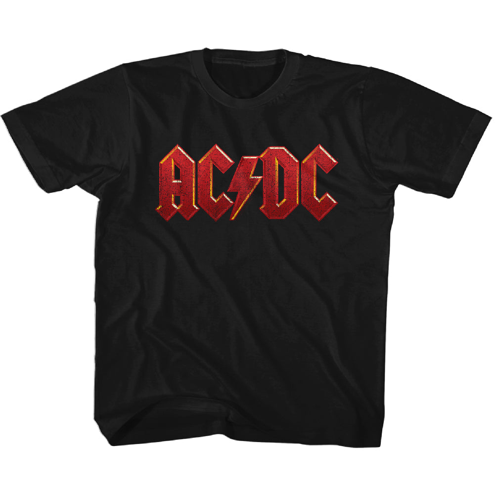 AC/DC Distress Red Youth T-Shirt