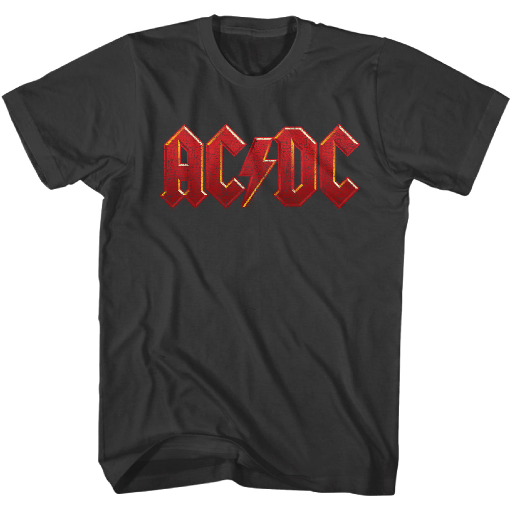 AC/DC Distress Red Adult T-Shirt