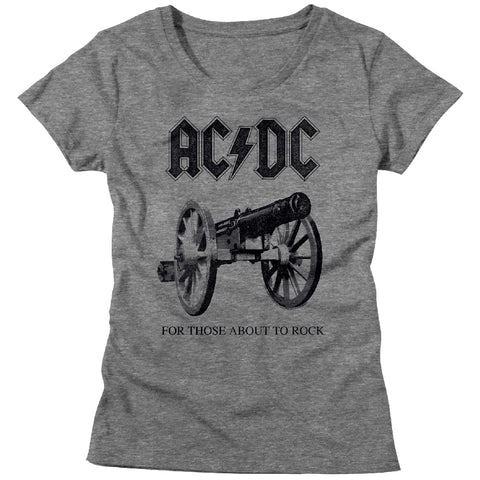 AC/DC About To Rock Again Ladies T-Shirt