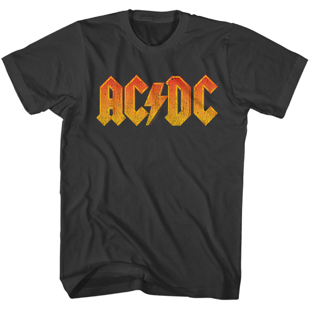 AC/DC Distress Orange Adult T-Shirt