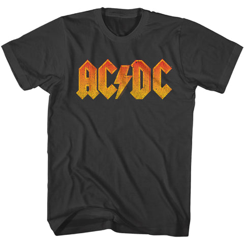 AC/DC Distress Orange Adult T-Shirt