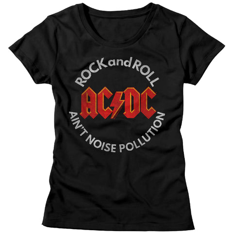 AC/DC Noise Pollution Ladies T-Shirt