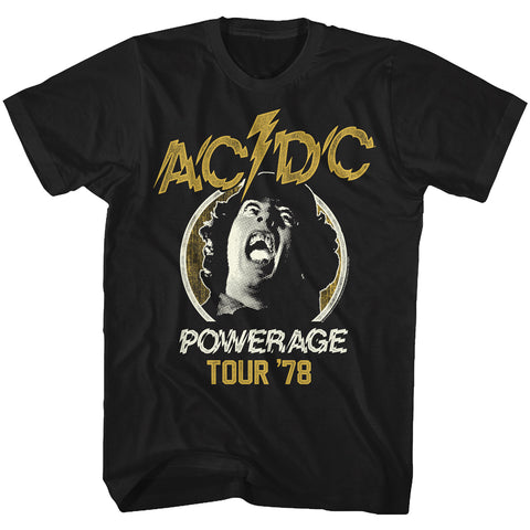 AC/DC Powerage Tour Adult T-Shirt