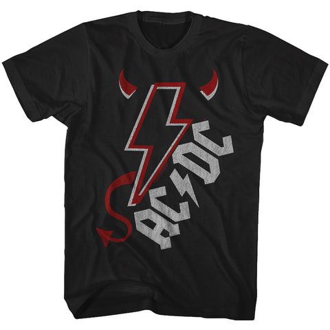 AC/DC Horns & Tall Adult T-Shirt