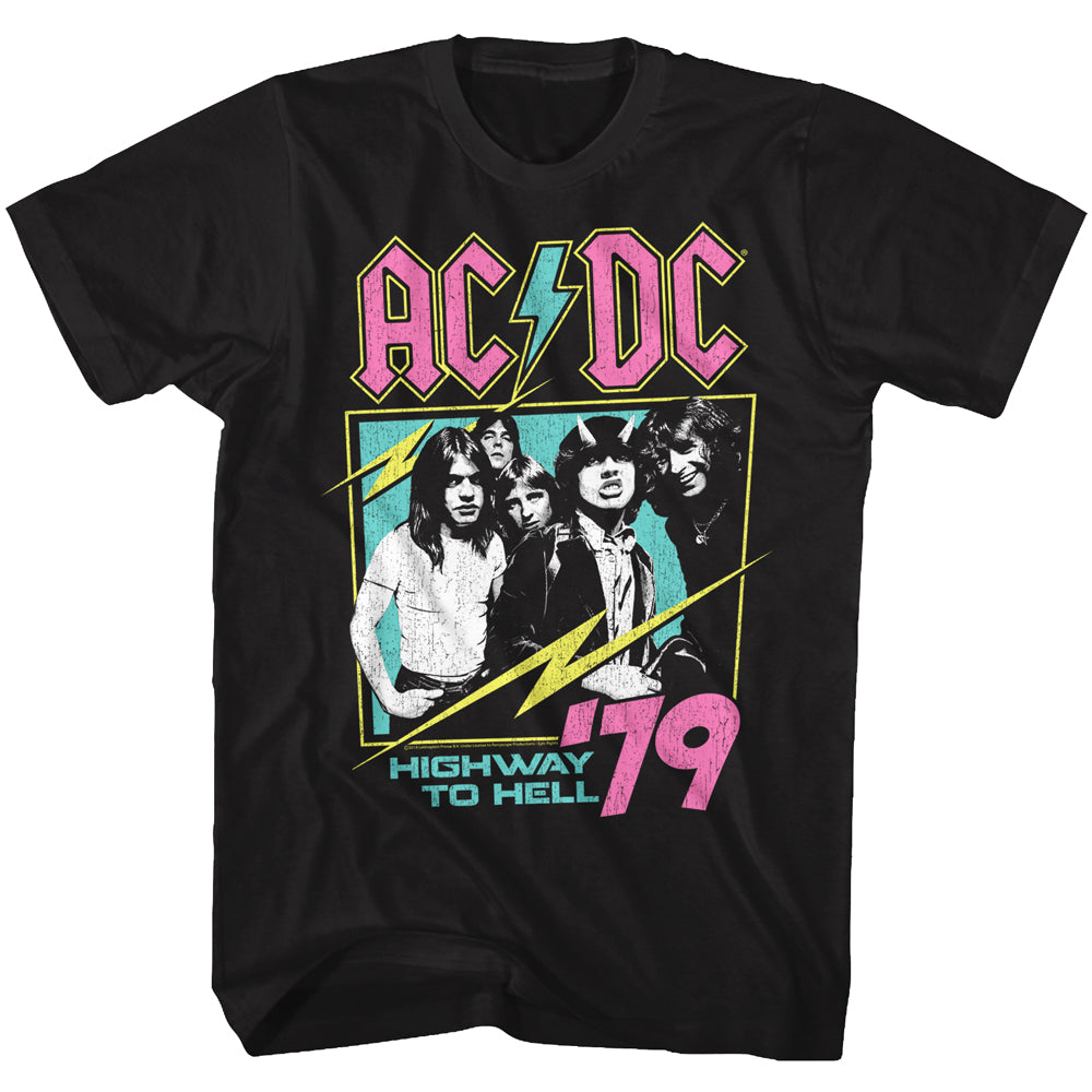 AC/DC Neon Highway Adult T-Shirt