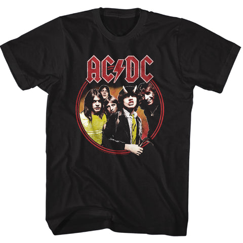 AC/DC Highway To Hell Circle Adult T-Shirt